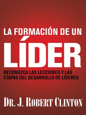 cover image of La formación de un líder